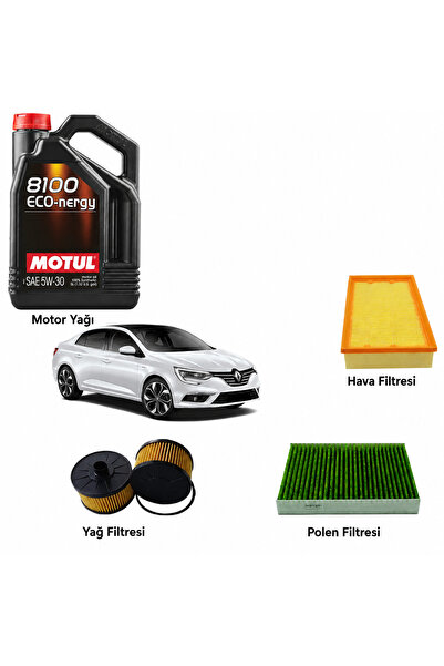 Motul MEGANE 4 1.3 Tce Yağ Bakım Seti