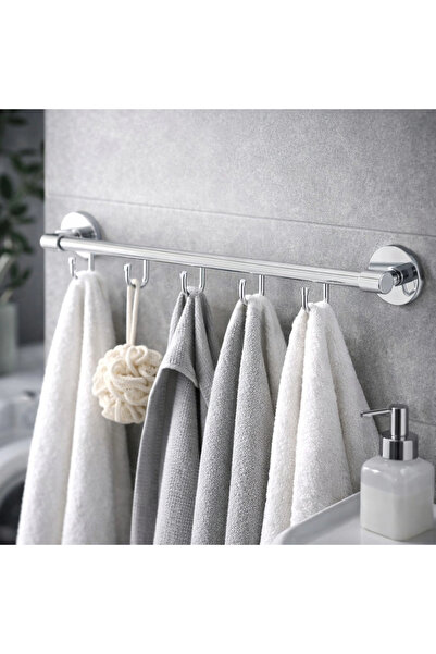 ÇELİK BANYO FL10-011 - 5 Lİ ASKILIK KROM