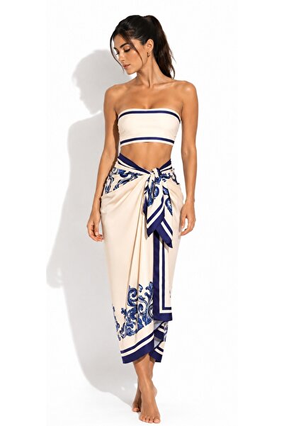 GODE Non-Revealing, Silk Satin Pareo, Shawl