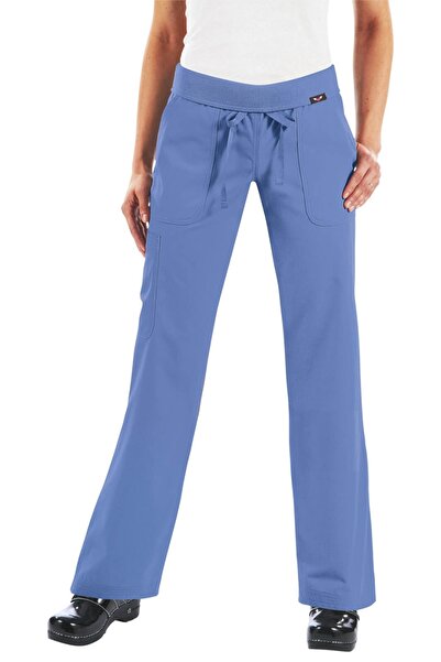 KOI Pantaloni medicali de damă Happiness Morgan 713, Albastru True Ceil