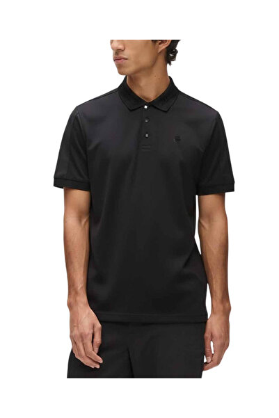 Karl Lagerfeld Ανδρικό Polo Μαύρο 745000 562200-990