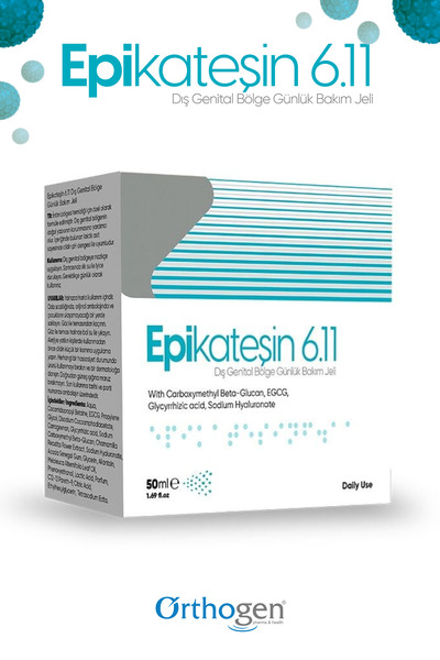 Orthogen EPİKATEŞİN 6.11 - JEL 50 ML - Dış Genital Bölge Günlük Bakım Jeli