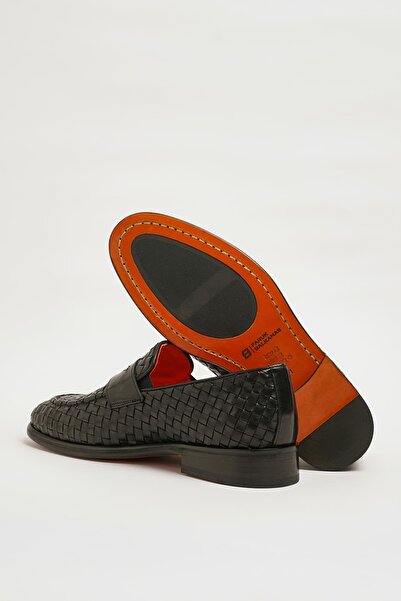 Faruk balkanas Alp Model Genuine Hand-Knitted Leather Sole Casual Shoes