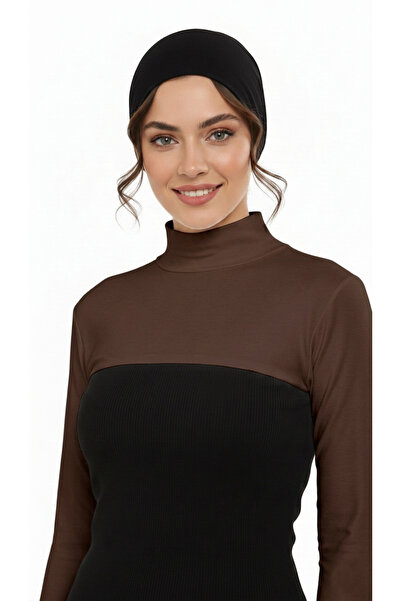Sonbaharmoda Turtleneck Hijab Neck Collar with Sleeves Multi-Purpose Savior B...