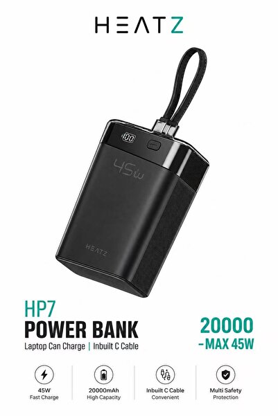 HEATZ Power Bank, 20000 mAh Portable Charger with LED Display, 22.5W Fast Cha...