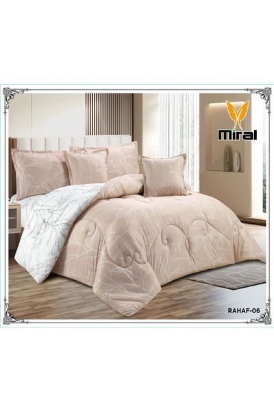miral مفرش RAHAF صيفي منفوش نفر 4 قطع خفيف وفاخر 210*160
