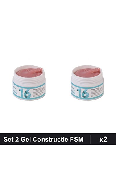 Makeup Set 2 Gel Constructie UV LED FSM 15g, Builder Gel Profesional Unghii