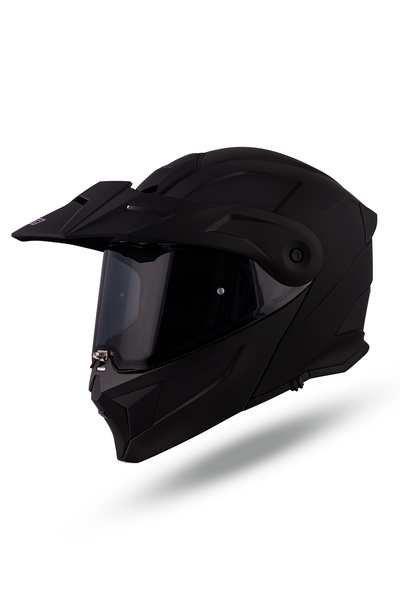 Origine Adventure Mat Siyah Çene Açılır Cross Kask