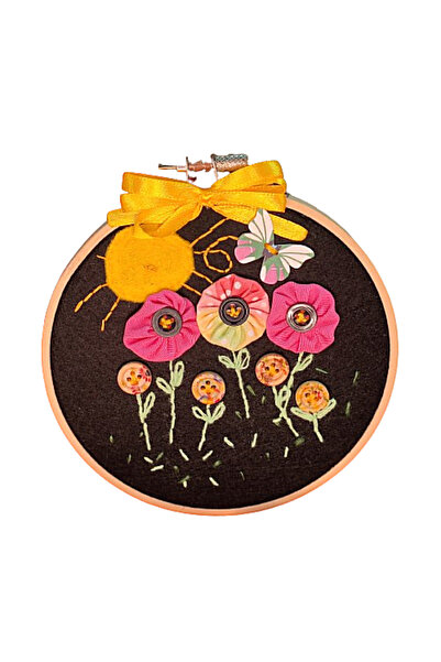 Lucille Craftshop Gherghef de broderie cu flori