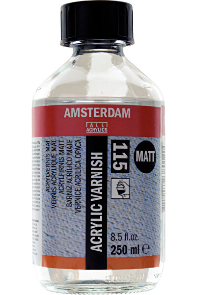 Talens Amsterdam Acrylic Varnish Matt 250ml Mat Akrilik Boya Verniği / 115