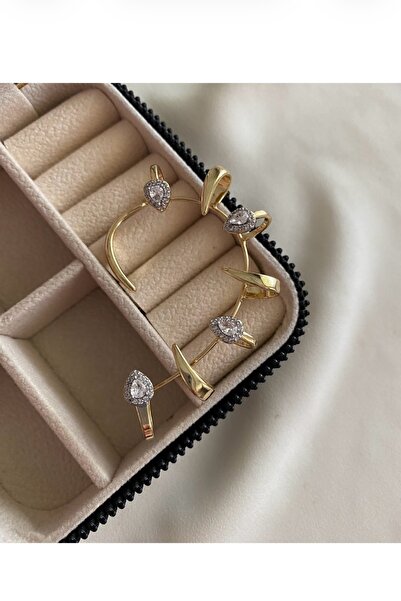 gaila design Delik Gerektirmeyen Çoklu Görünüm Earcuff