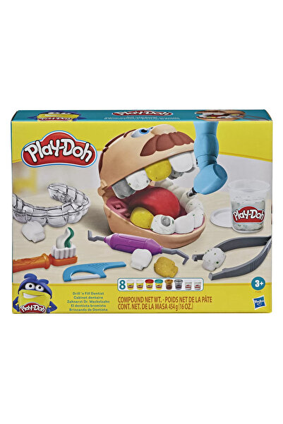 Play Doh SET DENTIST PLAY-DOH CU ACCESORII ȘI DĂNGĂRĂȘTI COLORATE