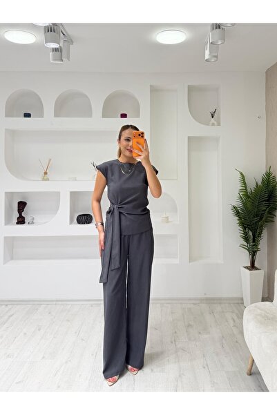 İrka Moda Bürümcük Kumaş İkili Takım