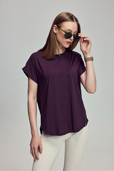 Scorp Tricou sport lung pentru femei Valea, mov