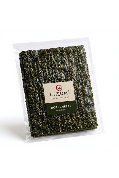 LİZUMİ Nori Sushi Yosunu 5 Yaprak | Premium Nori + Chopstick hediyeli