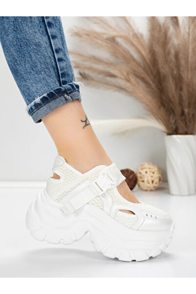mei Pantofi Sport Dama cu Platforma 0897-15 Alb