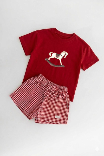 LORVEX 100% pamučna unisex majica prevelikog kroja sa printom, pogodna za decu