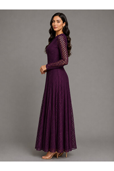 Queens dresses فستان دانتيل ملكي فاخر