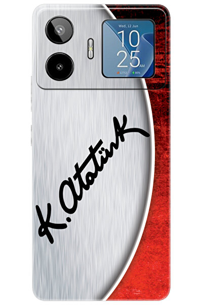 General Mobile GM 26 PRO 5G (G903) Uyumlu Kılıf Desen Baskılı Silikon Atatürk...