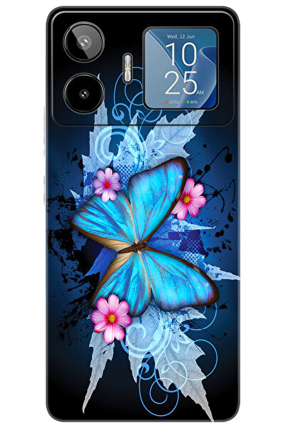 General Mobile GM 26 PRO 5G (G903) Uyumlu Kılıf Desen Baskılı Silikon Kelebek...