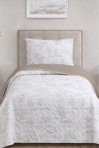 Çeyiz Diyarı Uniqe Fiber Filled Single 180X240 cm Bedspread Cappucino