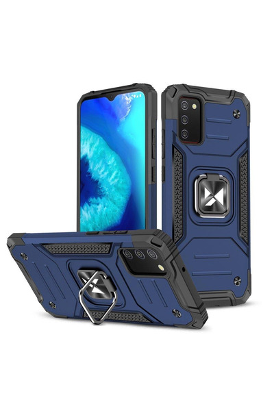 WOZINSKY Husă hibridă blindată Ring Armor cu suport magnetic pentru Samsung G...