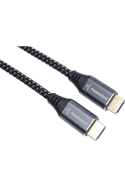 PremiumCord Cablu HDMI - HDMI 1m gri (kphdm21s1)