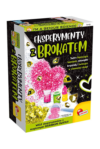 Lisciani Maly Genius - Experiments with glitter