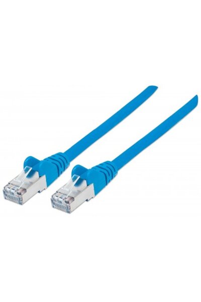 Intellinet Cablu patch Network Solutions Cat6A SFTP CU, 0,50m albastru (350723)