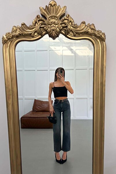 mylove Belted Jean Trousers Blue