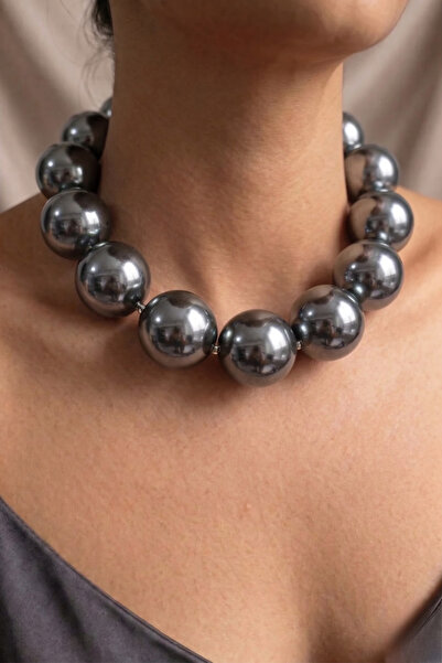 PETEK AKSESUAR Large Ball Style Necklace