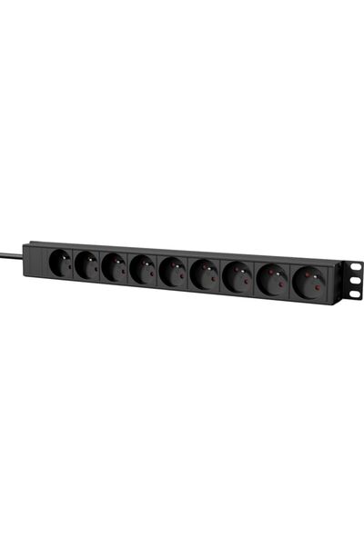 Caymon PSR119FS/B Prelungitor 19 " cu 9 prize tip francez + Conector posterio...