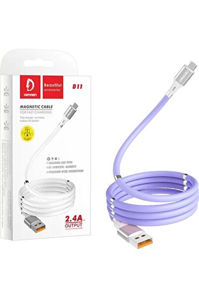 Denmen Cablu USB USB-A - USB-C 1 m Mov (29364)