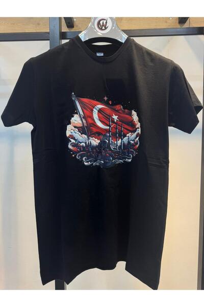 CLAW UP WORK Tricou negru cu detalii Istanbul Turcia