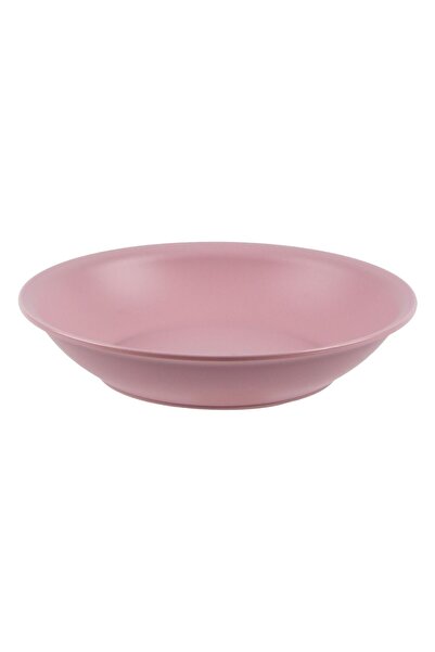 Zumzeria Farfurie adâncă din plastic, roz pudră, 18cm