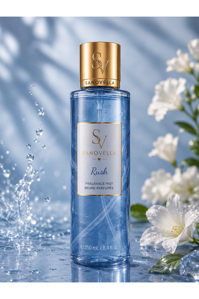 Sanovel La Aqua Rush Kadın Vücut Spreyi 250 ML – Ferah ve Temiz Koku Fragranc...