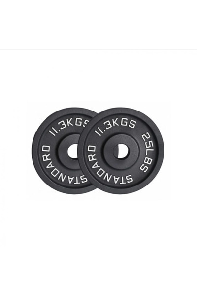 Champ Kit Weightlifting Iron Plates Compatible with Standard Bars in Multiple...