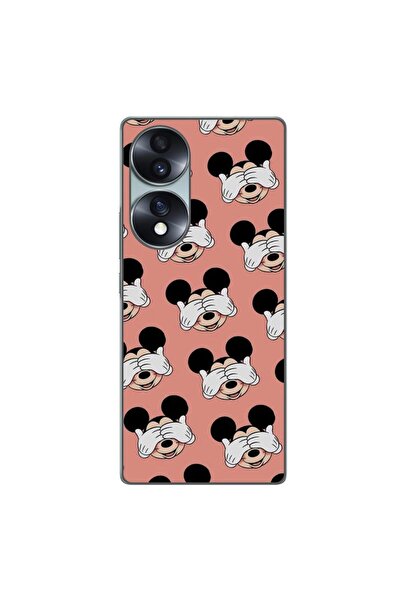 OEM Husa compatibila cu Honor 70 Silicon Gel Tpu Model Mickey Pattern Peek A Boo