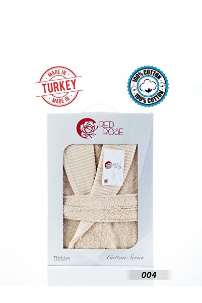 REDROSE COLOR Turkish Cotton Bathrobe 1 Piece