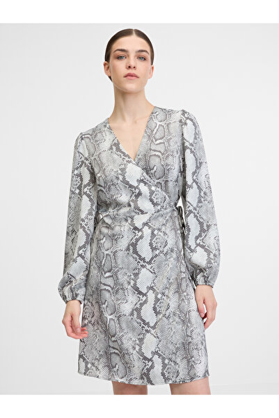 ORSAY Rochie de damă alb-negru