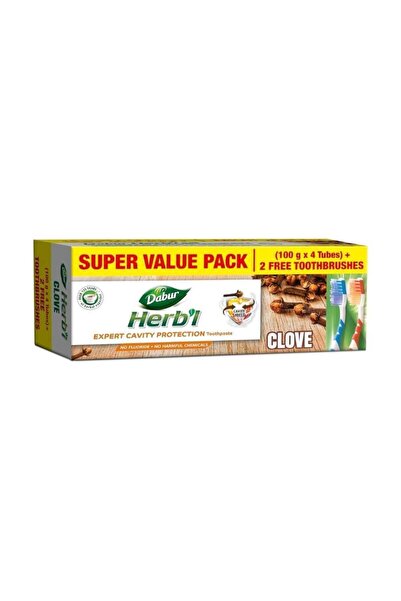 Dabur Dabur Herbal Toothpaste Clove Herbal - 4X100G Pack