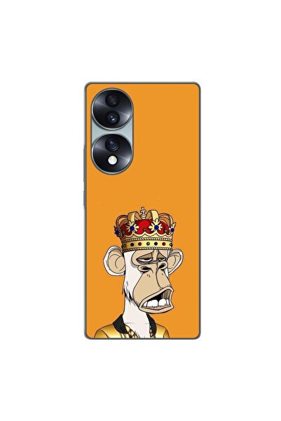 OEM Husa compatibila cu Honor 70 Silicon Gel Tpu Model NFT Royal Ape