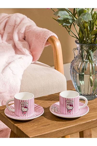 LC Waikiki Rmz Gi̇yi̇m Farkiyla Cute Hero Figured Coffee Cup Set for 2 People...