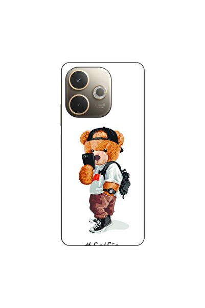 OEM Husa compatibila cu Oppo A5 Pro Silicon Gel Tpu Model Bear Teddy Selfie