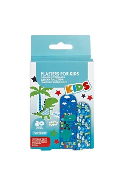 Zumzeria Dinosaur Themed Band-Aids for Kids - 20pcs