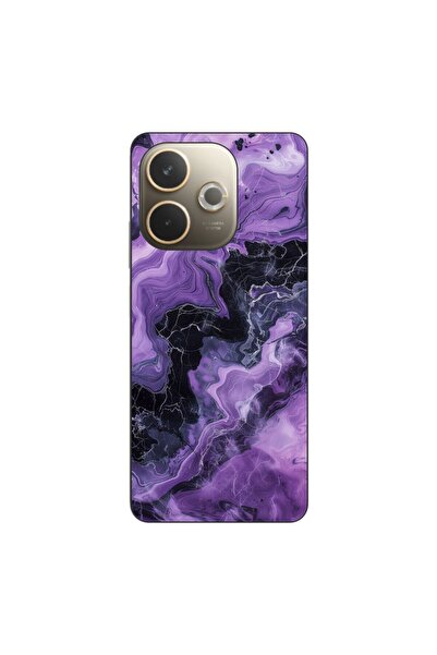 OEM Husa compatibila cu Oppo A5 Pro Silicon Gel Tpu Model Abstract Purple Marble
