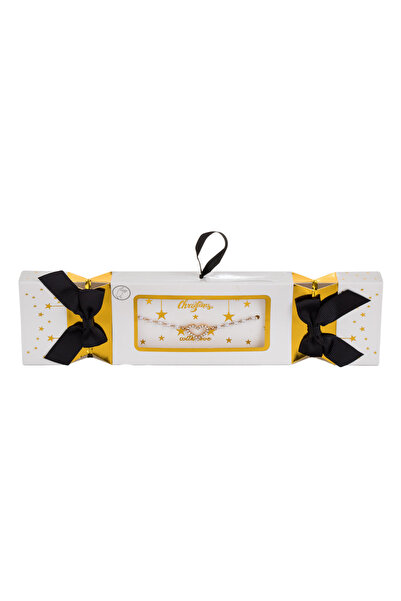 Zumzeria Christmas Bracelet Heart in Golden Color with Rhinestones and Small ...