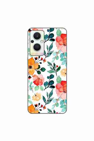 OEM Husa compatibila cu Oppo Reno7 Lite Silicon Gel Tpu Model Painted Flowers
