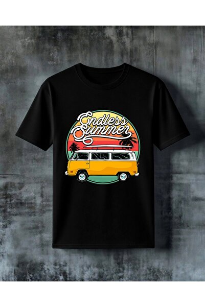 COMVİCHO Endless Summer Minibus Printed Oversize T-Shirt