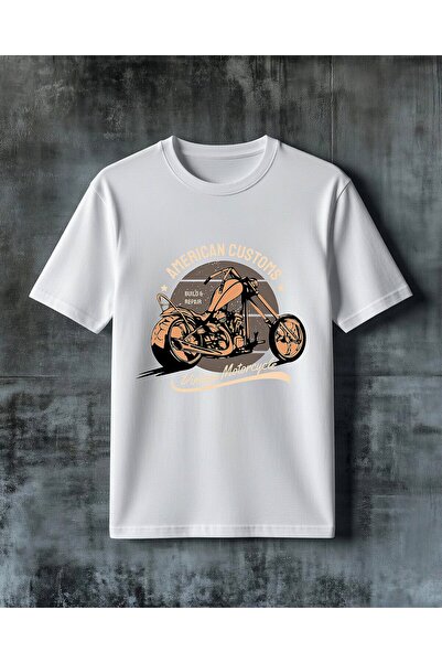COMVİCHO American Customs Vintage Printed Oversize T-Shirt